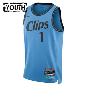 Nike LA Clippers James Harden Trikot City Edition 24/25 Swingman Blau Für Kinder