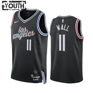 Nike LA Clippers John Wall 11 Trikot City Edition 22/23 Swingman Schwarz Für Kinder Nike LA Clippers John Wall 11 Trikot City Edition 22/23 Swingman Schwarz Für Kinder