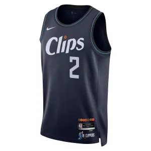 Nike LA Clippers Kawhi Leonard Trikot City Edition 23/24 Swingman Navy Für Herren