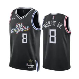 Nike LA Clippers Marcus Morris SR 8 Trikot City Edition 22/23 Swingman Schwarz Für Herren Nike LA Clippers Marcus Morris SR 8 Trikot City Edition 22/23 Swingman Schwarz Für Herren