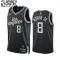 Nike LA Clippers Marcus Morris SR 8 Trikot City Edition 22/23 Swingman Schwarz Für Kinder