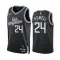 Nike LA Clippers Norman Powell 24 Trikot City Edition 22/23 Swingman Schwarz Für Herren