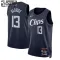 Nike LA Clippers Paul George Trikot City Edition 23/24 Swingman Navy Für Kinder