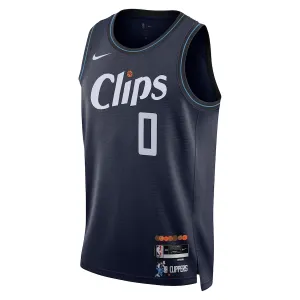 Nike LA Clippers Russell Westbrook Trikot City Edition 23/24 Swingman Navy Für Herren