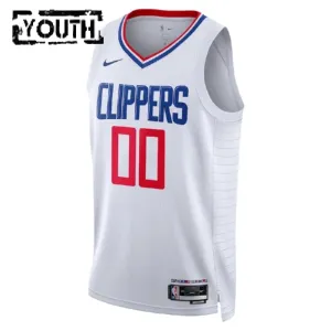 Nike LA Clippers Trikot Personalisiert Association Edition Swingman Weiß Für Kinder