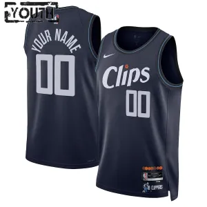 Nike LA Clippers Trikot Personalisiert City Edition 23/24 Swingman Für Kinder