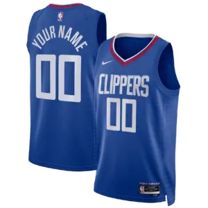 Nike LA Clippers Trikot Personalisiert Icon Edition Swingman Blau Für Herren