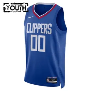 Nike LA Clippers Trikot Personalisiert Icon Edition Swingman Blau Für Kinder