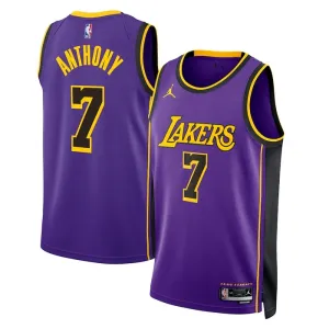 Jordan Los Angeles Lakers Carmelo Anthony 7 Trikot Statement Edition Swingman Lila Für Herren