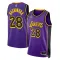 Jordan Los Angeles Lakers Rui Hachimura 28 Trikot Statement Edition Swingman Lila Für Herren