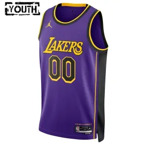 Jordan Los Angeles Lakers Trikot Personalisiert Statement Edition Swingman Blau Für Kinder