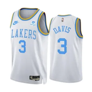 Los Angeles Lakers Anthony Davis 3 Trikot Classic Edition 22/23 Swingman Weiß Für Herren