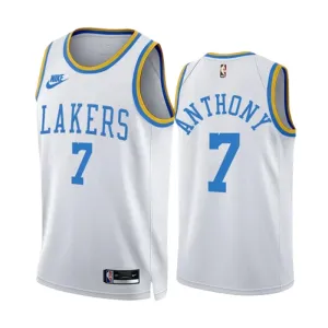 Los Angeles Lakers Carmelo Anthony 7 Trikot Classic Edition 22/23 Swingman Weiß Für Herren Los Angeles Lakers Carmelo Anthony 7 Trikot Classic Edition 22/23 Swingman Weiß Für Herren