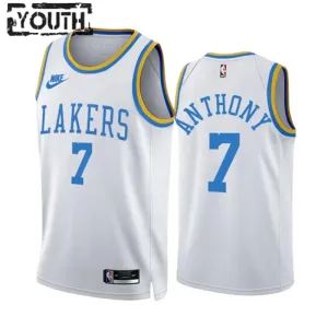 Los Angeles Lakers Carmelo Anthony 7 Trikot Classic Edition 22/23 Swingman Weiß Für Kinder Los Angeles Lakers Carmelo Anthony 7 Trikot Classic Edition 22/23 Swingman Weiß Für Kinder