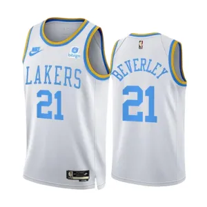 Los Angeles Lakers Patrick Beverley 21 Trikot Classic Edition 22/23 Swingman Weiß Für Herren Los Angeles Lakers Patrick Beverley 21 Trikot Classic Edition 22/23 Swingman Weiß Für Herren