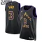 Nike Los Angeles Lakers Anthony Davis Trikot City Edition 23/24 Swingman Schwarz Für Kinder