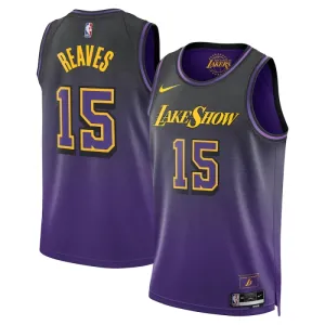 Nike Los Angeles Lakers Austin Reaves Trikot City Edition 24/25 Swingman Lila Für Herren