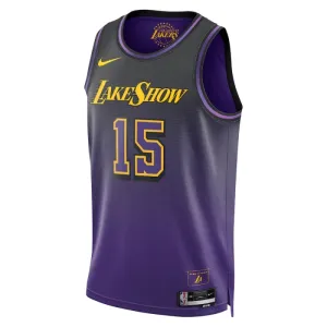 Nike Los Angeles Lakers Austin Reaves Trikot City Edition 24/25 Swingman Lila Für Herren