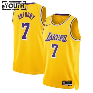 Nike Los Angeles Lakers Carmelo Anthony 7 Trikot Icon Edition Swingman Gold Für Kinder
