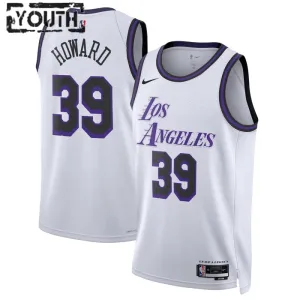 Nike Los Angeles Lakers Dwight Howard 39 Trikot City Edition 22/23 Swingman Weiß Für Kinder