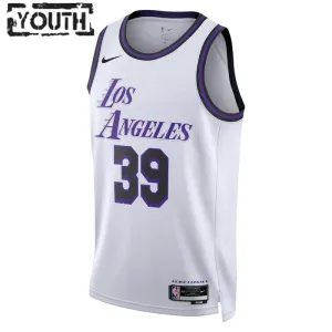 Nike Los Angeles Lakers Dwight Howard 39 Trikot City Edition 22/23 Swingman Weiß Für Kinder