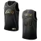 Nike Los Angeles Lakers Golden Edition Trikot Personalisiert Swingman Schwarz Für Herren