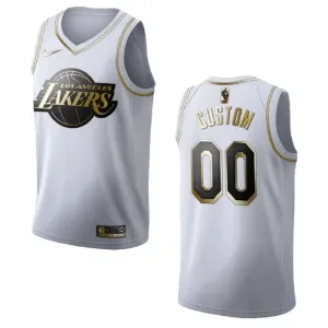 Nike Los Angeles Lakers Golden Edition Trikot Personalisiert Swingman Weiß Für Herren Nike Los Angeles Lakers Golden Edition Trikot Personalisiert Swingman Weiß Für Herren