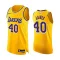 Nike Los Angeles Lakers Lebron James 40k Points Trikot Icon Edition Swingman Gelb Für Herren