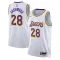 Nike Los Angeles Lakers Rui Hachimura 28 Trikot Association Edition Swingman Weiß Für Herren