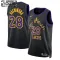 Nike Los Angeles Lakers Rui Hachimura 28 Trikot City Edition 23/24 Swingman Schwarz Für Kinder