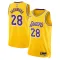 Nike Los Angeles Lakers Rui Hachimura 28 Trikot Icon Edition Swingman Gold Für Herren