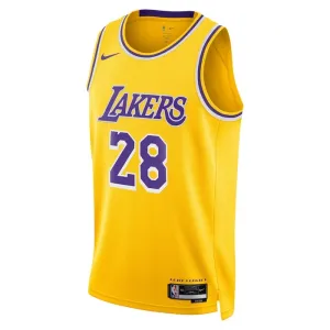 Nike Los Angeles Lakers Rui Hachimura 28 Trikot Icon Edition Swingman Gold Für Herren