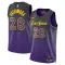 Nike Los Angeles Lakers Rui Hachimura Trikot City Edition 24/25 Swingman Lila Für Herren