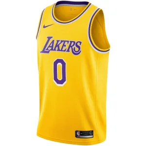 Nike Los Angeles Lakers Russell Westbrook 0 Trikot Icon Edition Swingman Gold Für Herren