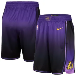 Nike Los Angeles Lakers Shorts City Edition 24/25 Swingman Für Herren