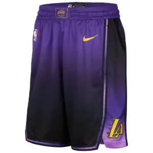 Nike Los Angeles Lakers Shorts City Edition 24/25 Swingman Für Herren