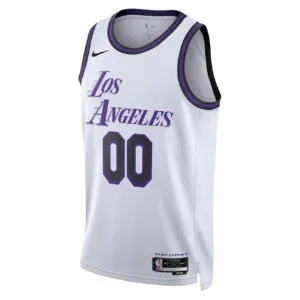 Nike Los Angeles Lakers Trikot Personalisiert City Edition 22/23 Swingman Weiß Für Herren