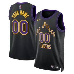 Nike Los Angeles Lakers Trikot Personalisiert City Edition 23/24 Swingman Für Herren