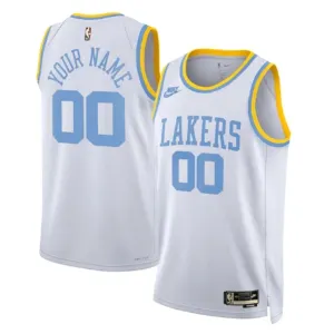 Nike Los Angeles Lakers Trikot Personalisiert Classic Edition 22/23 Swingman Weiß Für Herren