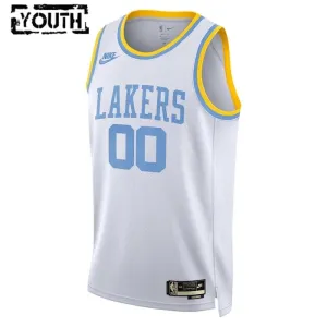 Nike Los Angeles Lakers Trikot Personalisiert Classic Edition 22/23 Swingman Weiß Für Kinder