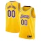 Nike Los Angeles Lakers Trikot Personalisiert Icon Edition Swingman Gelb Für Herren