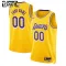 Nike Los Angeles Lakers Trikot Personalisiert Icon Edition Swingman Gelb Für Kinder