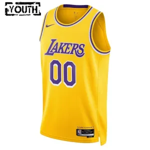 Nike Los Angeles Lakers Trikot Personalisiert Icon Edition Swingman Gelb Für Kinder