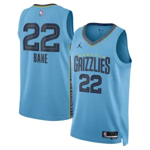 Jordan Memphis Grizzlies Light Desmond Bane 22 Trikot Statement Edition Swingman Blau Für Herren