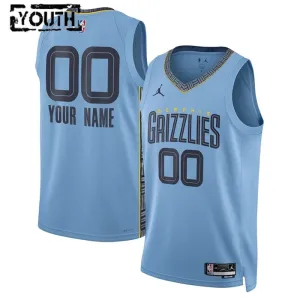 Jordan Memphis Grizzlies Trikot Personalisiert Statement Edition Swingman Blau Für Kinder