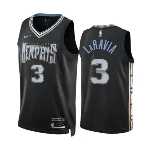 Nike Memphis Grizzlies Jake Laravia 3 Trikot City Edition 22/23 Swingman Schwarz Für Herren Nike Memphis Grizzlies Jake Laravia 3 Trikot City Edition 22/23 Swingman Schwarz Für Herren