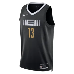 Nike Memphis Grizzlies Jaren Jackson Jr. Trikot City Edition 23/24 Swingman Schwarz Für Herren