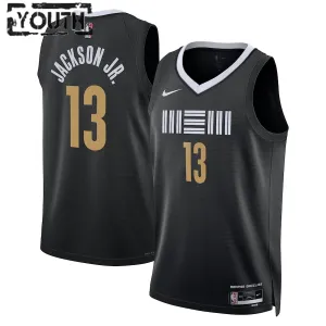 Nike Memphis Grizzlies Jaren Jackson Jr. Trikot City Edition 23/24 Swingman Schwarz Für Kinder
