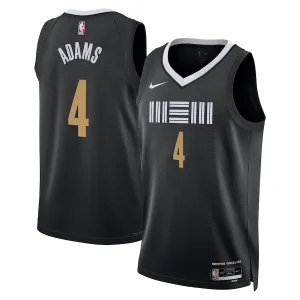 Nike Memphis Grizzlies Steven Adams Trikot City Edition 23/24 Swingman Schwarz Für Herren