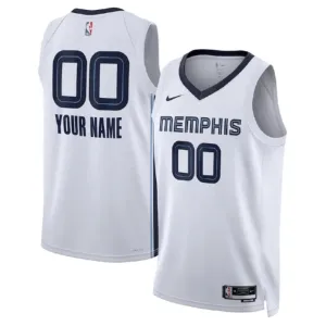 Nike Memphis Grizzlies Trikot Personalisiert Association Edition Swingman Weiß Für Herren